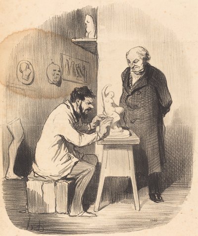 いつかあなたにやらせなければならない... 作： Honoré Daumier