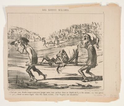 あなたはそのように後悔してはいけません、私のかわいそうな人 作： Honoré Daumier