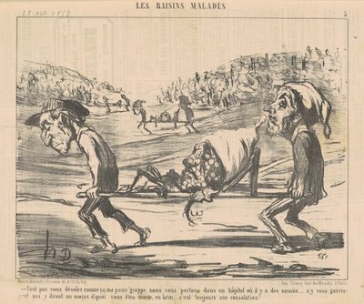 そんなに怒らないで… 作： Honoré Daumier