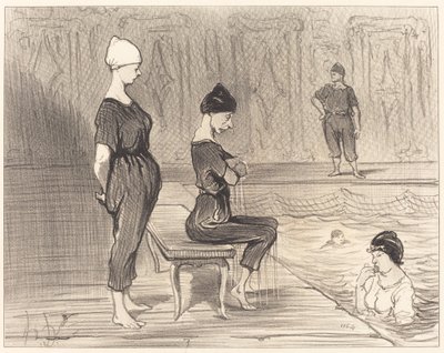 すべてがより良い半分の一部であること... 作： Honoré Daumier