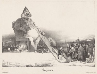 ガルガンチュア 作： Honoré Daumier