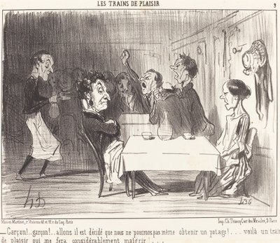 坊っ…坊っちゃん…行こう、決まってる… 作： Honoré Daumier