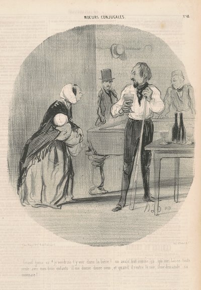 ビッグ・ベガー・ゴー！ そこで会いたいです 作： Honoré Daumier