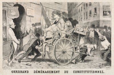 憲法制定の大撤去 作： Honoré Daumier
