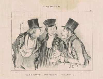 良い！ さらに悪いことに!...私たちは嘆願します。 こっちの方が好き… 作： Honoré Daumier