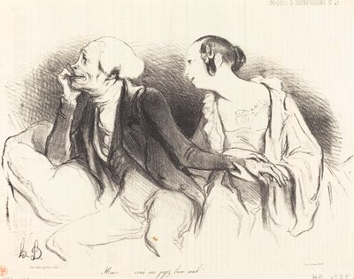 Henri!... あなたは私を非常にひどく判断します!... 作： Honoré Daumier