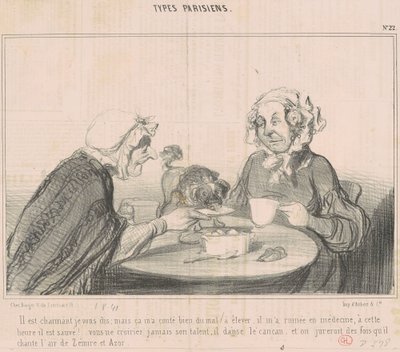 彼は魅力的です、私はあなたに言います... 作： Honoré Daumier