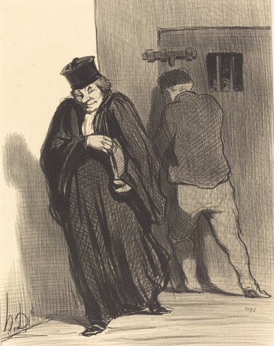 どうやら…私の彼は大悪党のようです… 作： Honoré Daumier