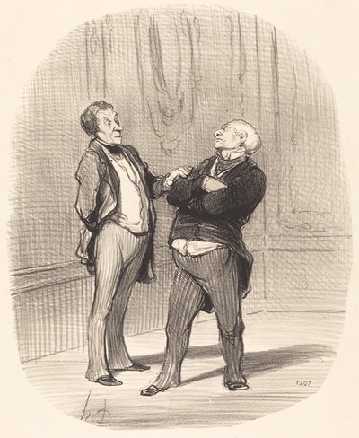 戦争があります...家賃は...下がります... 作： Honoré Daumier