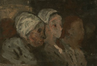 教会で 作： Honoré Daumier