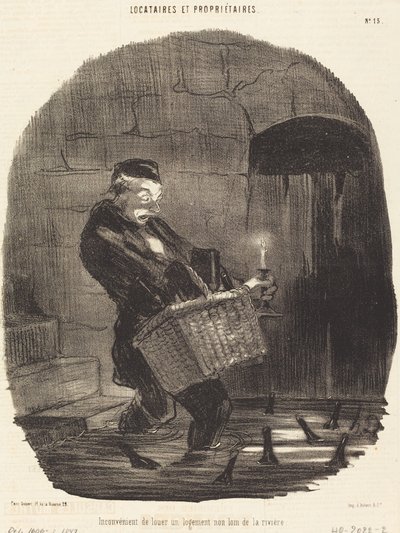 賃貸のデメリット…川からそう遠くない 作： Honoré Daumier