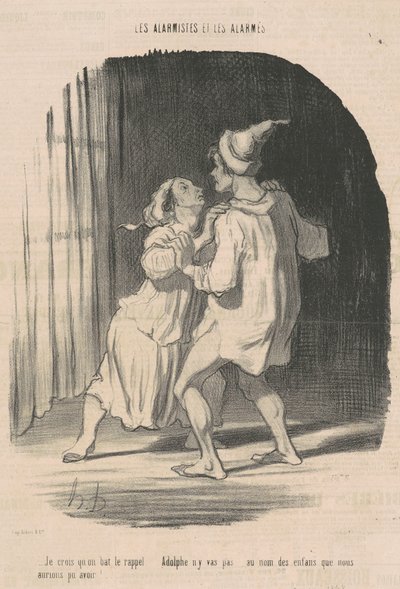 私たちはリコールを打ち負かしていると思います... 作： Honoré Daumier