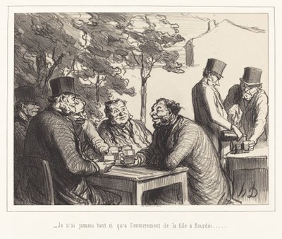 ブルダンの娘の葬式ほど笑ったことはない… 作： Honoré Daumier