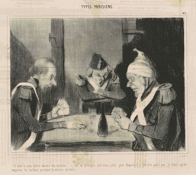私は派閥の最大の敵です 作： Honoré Daumier