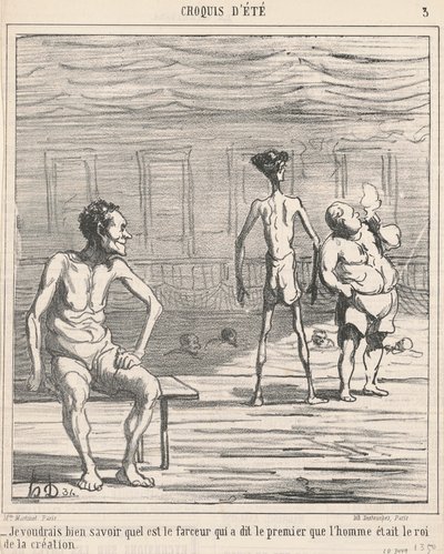 私は何を知りたい... 作： Honoré Daumier