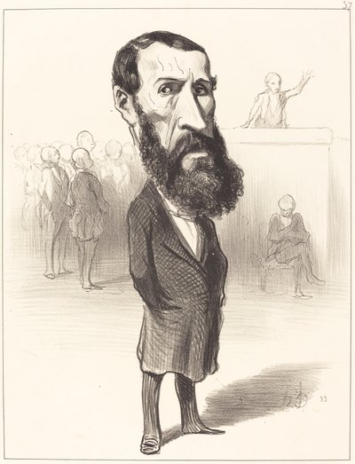 ジャン＝ルイ・グレッポ 作： Honoré Daumier