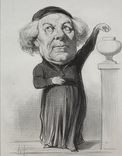 ジャン＝ジャック・ファイエ、オルレアン司教 作： Honoré Daumier