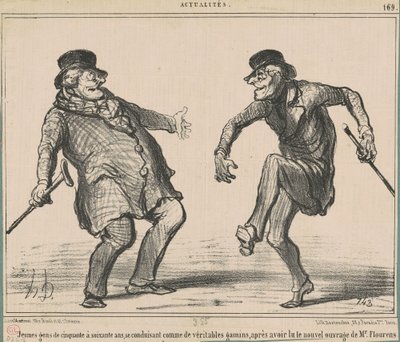 五十代から六十代の若者… 作： Honoré Daumier