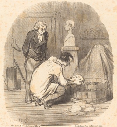 アーティスト - それだけです!... 作： Honoré Daumier
