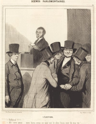 選挙 作： Honoré Daumier