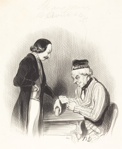 1回券割引 作： Honoré Daumier