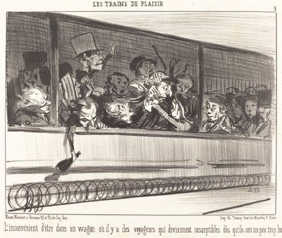 ワゴン車のデメリット… 作： Honoré Daumier