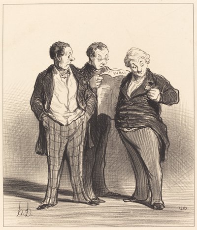 装飾品の着用禁止 作： Honoré Daumier