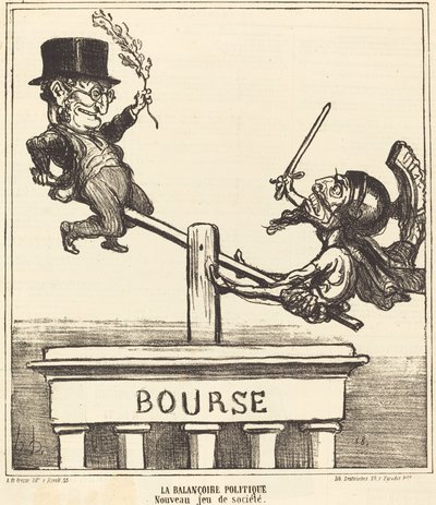 政治の揺れ… 作： Honoré Daumier
