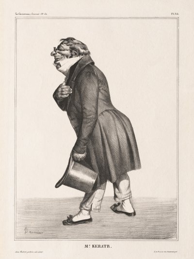 La Caricature, Pl. 314, Comte de. ケラトリー 作： Honoré Daumier