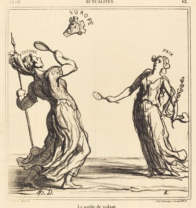 ハンドル部分 作： Honoré Daumier