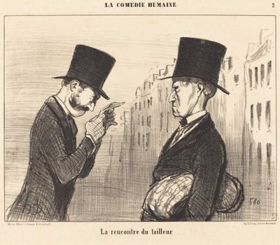 テーラーの会議 作： Honoré Daumier