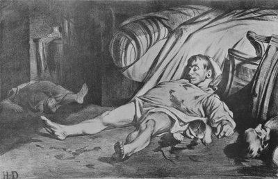 ラルートランスノニアン、1834年 作： Honoré Daumier