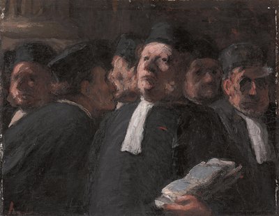 パレドジャスティスのサルデパスペルドゥス、 作： Honoré Daumier