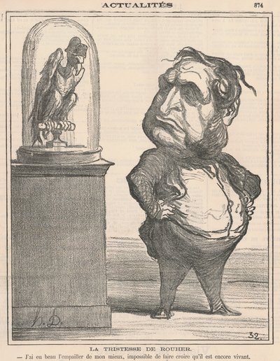 ローアーの悲しみ 作： Honoré Daumier