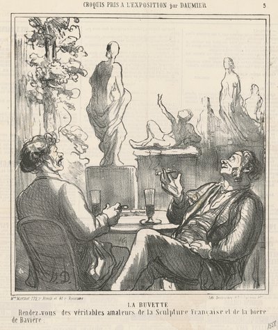 バー 作： Honoré Daumier
