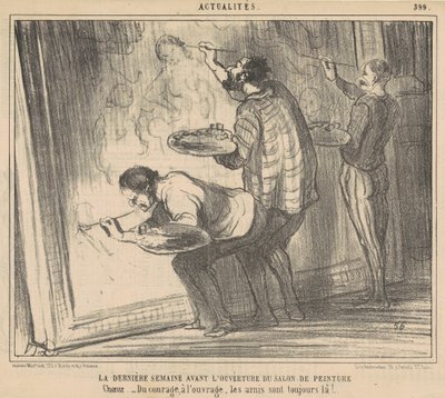 開演前最後の週… 作： Honoré Daumier