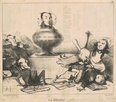 そのルート！ 作： Honoré Daumier