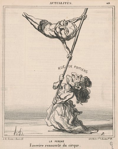 その理由 作： Honoré Daumier