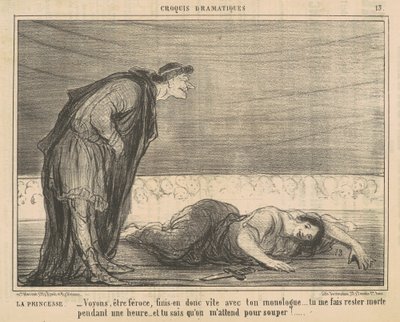お姫様 作： Honoré Daumier
