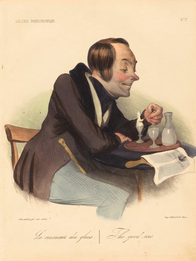 アイスクリームの名声 作： Honoré Daumier