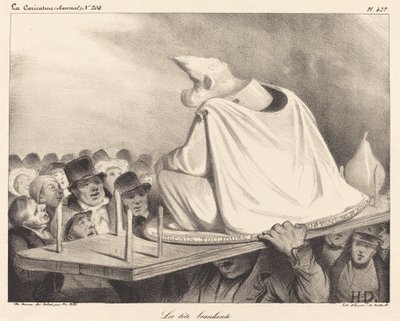 首振り 作： Honoré Daumier