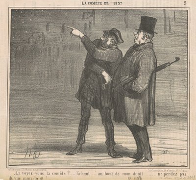 彗星が見えますか？ ... 作： Honoré Daumier