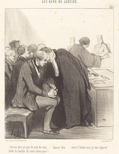 あなたのことを少し悪く言ってみましょう... 作： Honoré Daumier