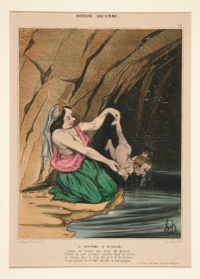 の洗礼 作： Honoré Daumier