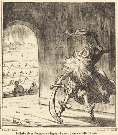 プロイセンの青ひげ... 作： Honoré Daumier