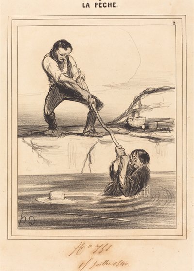 バービヨンには... 作： Honoré Daumier