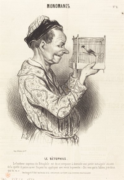 ベトフィル 作： Honoré Daumier