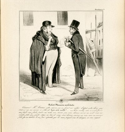 ル・シャリヴァリ、B＆Wで風刺を効かせる 作： Honoré Daumier
