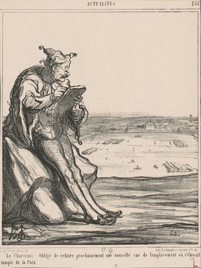 Le Charivari、やり直しを余儀なくされた...新しいビュー 作： Honoré Daumier