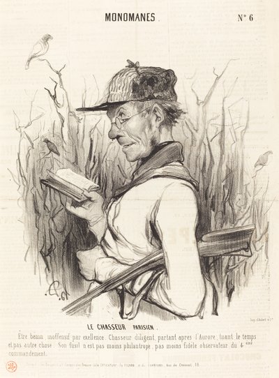 パリのハンター 作： Honoré Daumier